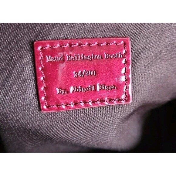 Ms. Bouvier by Abigail Riggs Patent Leather Ltd Edition 34/300 Purse Laptop Bag - Picture 11 of 16